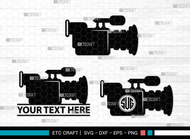 Movie Theme Monogram, Movie Theme Silhouette, Movie Theme SVG, Popcorn Svg, Movie Ticket Svg, File Reel Svg, Movie Awards Svg, SB00008 SVG ETC Craft 