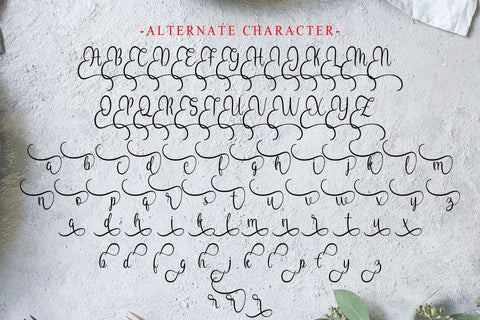 Mozarella Font love script 