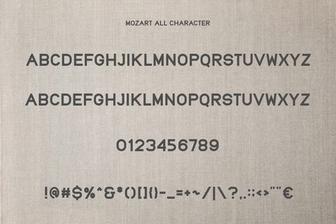 Mozart - Simply Sans Serif Font Font Masyafi Studio 