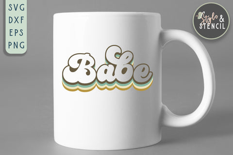 Mr and Mrs Bride Retro SVG - PNG, DXF, EPS, SVG SVG Style and Stencil 