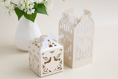 Mr and Mrs lantern svg | Wedding favor box SVG CuttingLineStore 