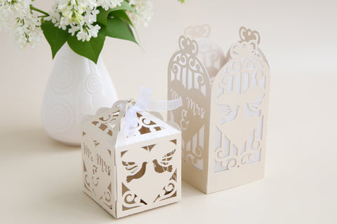 Mr and Mrs lantern svg | Wedding favor box SVG CuttingLineStore 