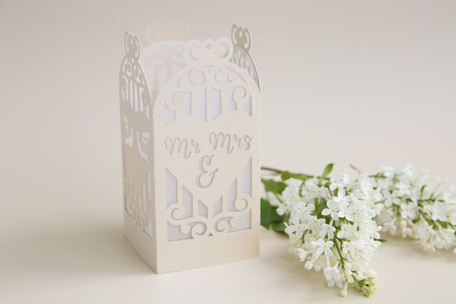 Mr and Mrs lantern svg | Wedding table decor SVG CuttingLineStore 