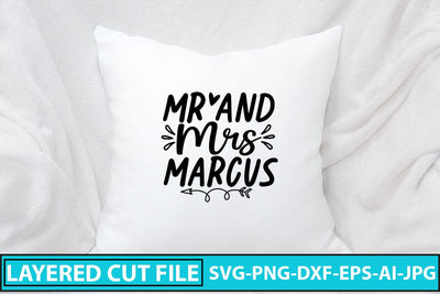 Mr And Mrs Marcus SVG Cut File SVG Syaman 