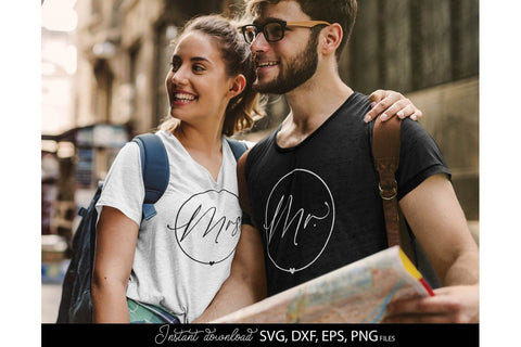 Mr and Mrs Sign SVG | Just Married SVG | Wedding Sign SVG | PNG SVG March Design Studio 