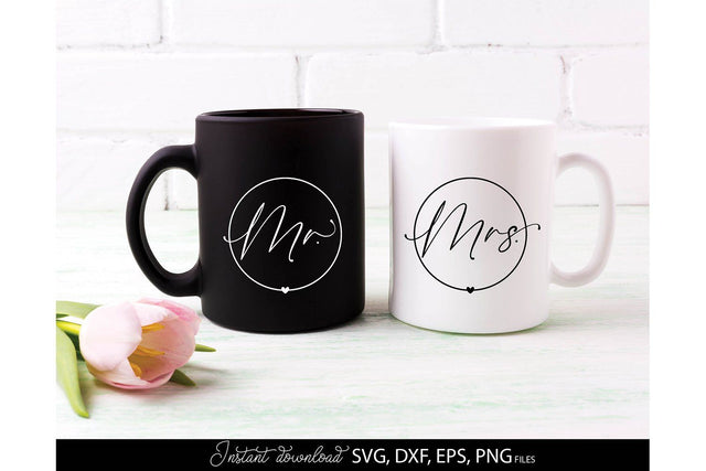 Mr and Mrs Sign SVG | Just Married SVG | Wedding Sign SVG | PNG SVG March Design Studio 
