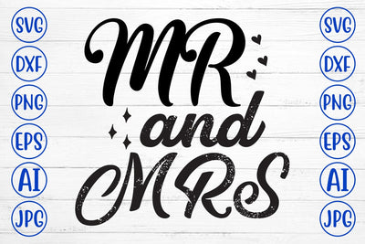 Mr and Mrs SVG Cut File SVG Syaman 