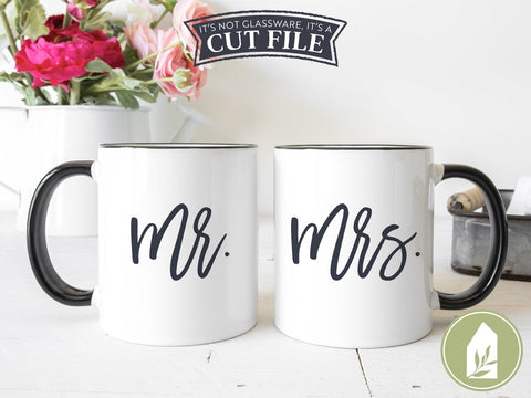 Mr. and Mrs. SVG Files | Coffee Mug SVG SVG LilleJuniper 