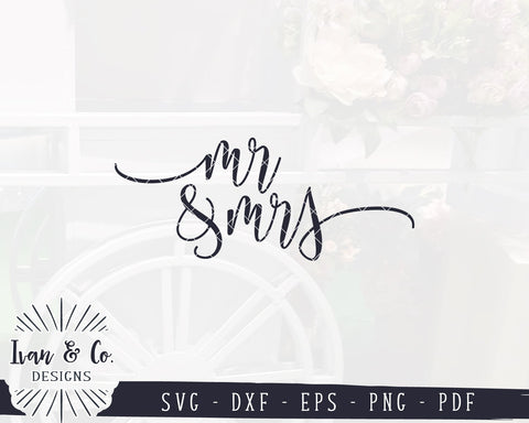 Mr and Mrs SVG Files | Wedding Sign SVG | Couple SVG | Love SVG | Mr & Mrs SVG | Cricut | Silhouette | Commercial Use | Digital Cut Files (1107841795) SVG Ivan & Co. Designs 