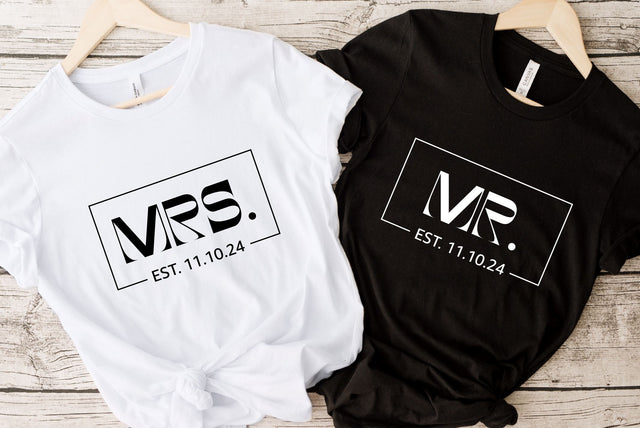 Mr and Mrs SVG | PNG | EPS | DXF SVG Partypantaloons 
