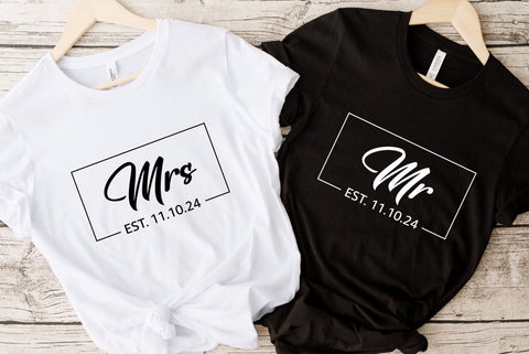 Mr and Mrs SVG | PNG | EPS | DXF SVG Partypantaloons 