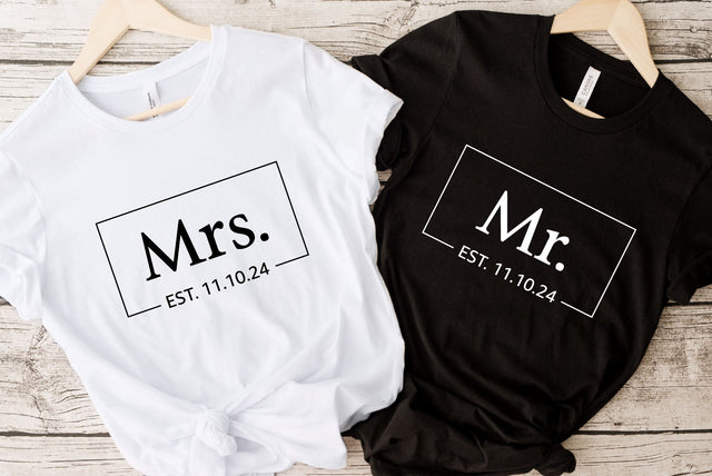 Mr and Mrs SVG | PNG | EPS | DXF SVG Partypantaloons 