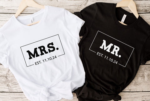 Mr and Mrs SVG | PNG | EPS | DXF SVG Partypantaloons 