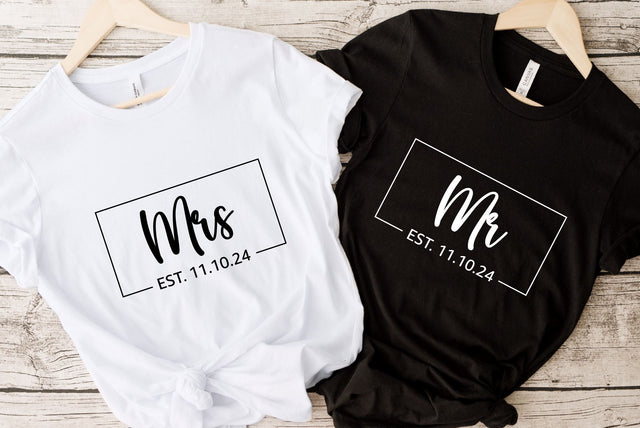 Mr and Mrs SVG | PNG | EPS | DXF SVG Partypantaloons 