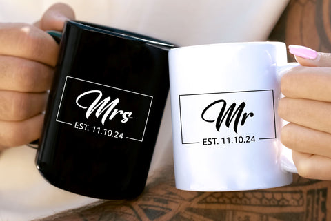 Mr and Mrs SVG | PNG | EPS | DXF SVG Partypantaloons 