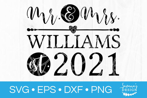 Mr and Mrs SVG SVG SavanasDesign 