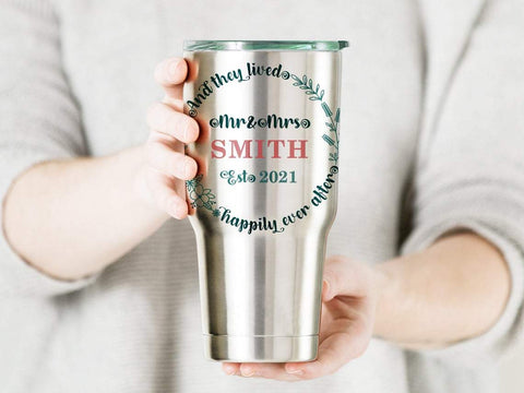 Mr and Mrs svg, wreath svg, Family quotes svg, Last name svg, floral wreath svg, mrs svg, Couple svg, Engagement svg, Just Married Svg SVG CutLeafSvg 