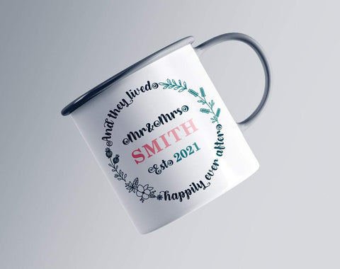 Mr and Mrs svg, wreath svg, Family quotes svg, Last name svg, floral wreath svg, mrs svg, Couple svg, Engagement svg, Just Married Svg SVG CutLeafSvg 