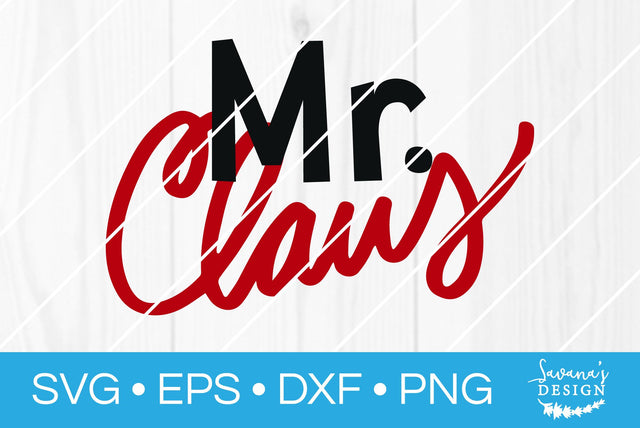 Mr Claus SVG SavanasDesign 