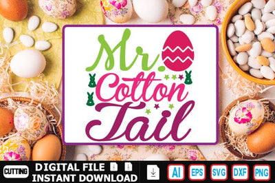 Mr. Cotton Tail SVG Craftlabsvg24 