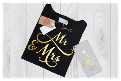 Mr & Mrs SVG Files for Cricut Designs | Wedding SVG Files | Bridal Party SVG Files SVG My Sew Cute Boutique 