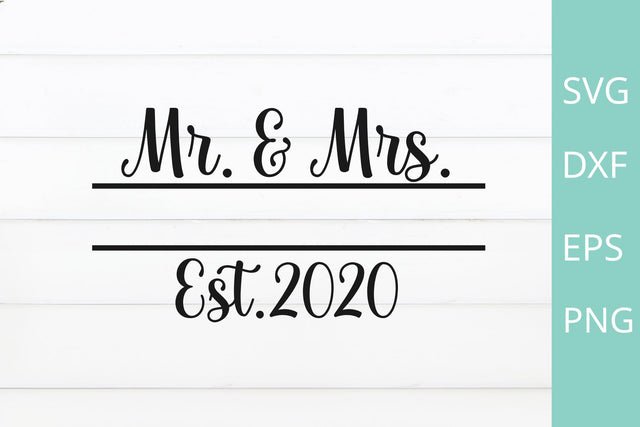 mr & mrs svg SVG Chamsae Studio 