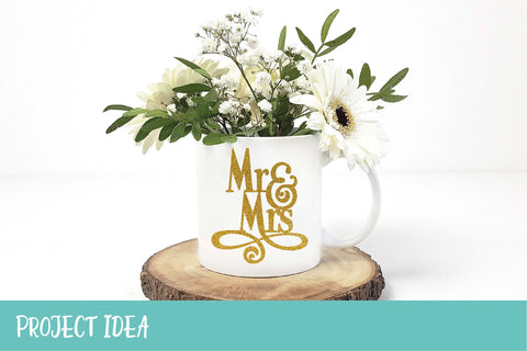 Mr & Mrs SVG | Wedding Cake Topper SVG | Wedding SVG SVG OyoyStudioDigitals 