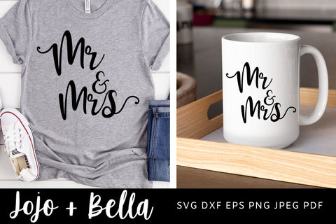 Mr & Mrs Svg, Wedding SVG, Just Married Svg, Bride SVG, Bachelorette SVG, Bachelorette Party, Bride to be svg SVG Jojo&Bella 