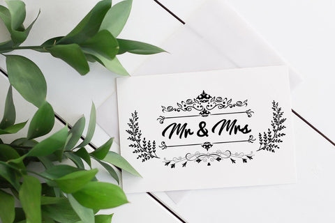 Mr & Mrs Wedding Sign Printable, SVG Cut File SVG Sublimatiz Designs 