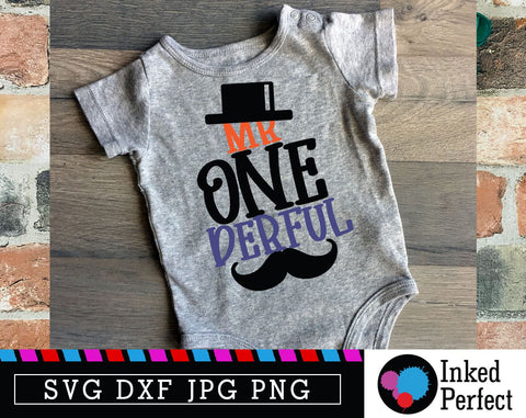 Mr Onederful SVG Inked Perfect 