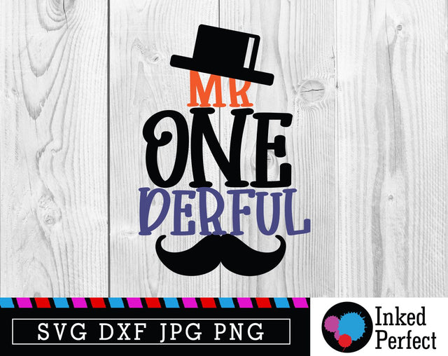 Mr Onederful SVG Inked Perfect 