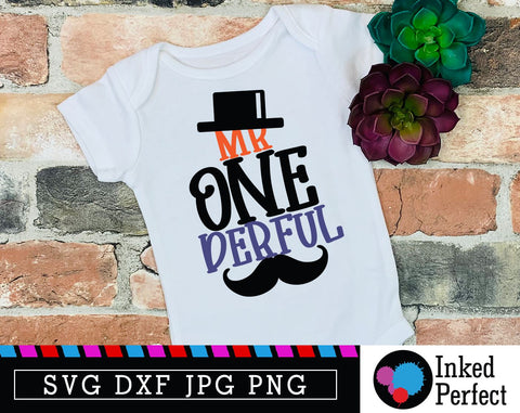 Mr Onederful SVG Inked Perfect 