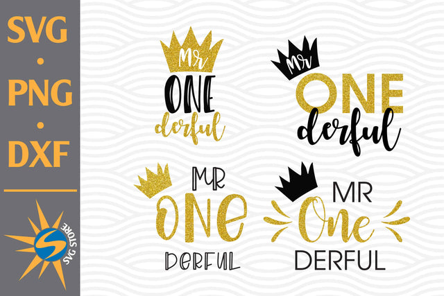 Mr Onederful SVG, PNG, DXF Digital Files Include SVG SVGStoreShop 