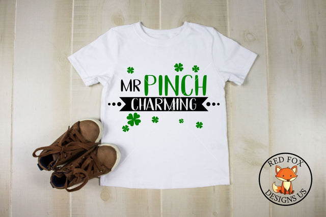 Mr Pinch Charming | St Patrick's Day | SVG PNG DXF Files SVG RedFoxDesignsUS 