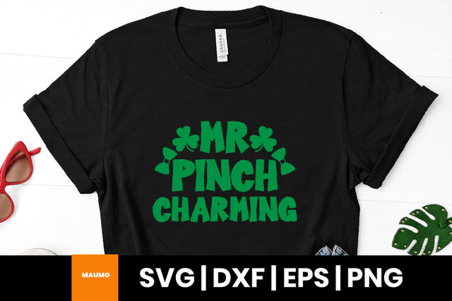 Mr Pinch Charming St Patrick's day svg quote SVG Maumo Designs 