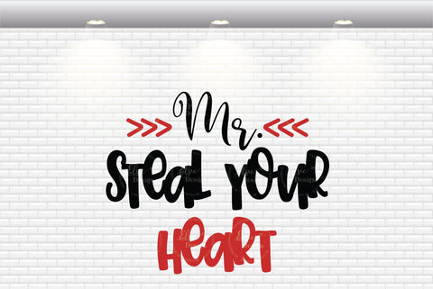 Mr. Steal Your Heart - SVG, PNG, DXF, EPS SVG Elsie Loves Design 