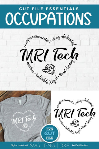 MRI tech svg, mri technologist, cat scan svg, ct scan tech svg, Radiologist svg, gift idea, radiology heart shape, x-ray tech gift, svg dxf SVG SVG Cut File 