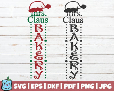 Mrs Claus Bakery SVG MintyMarshmallows 