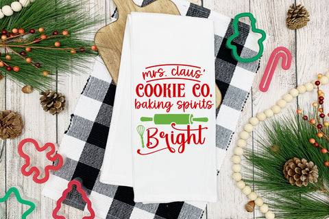 Mrs claus cookie co baking spirits SVG Design SVG Regulrcrative 