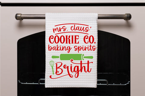 Mrs claus cookie co baking spirits SVG Design SVG Regulrcrative 
