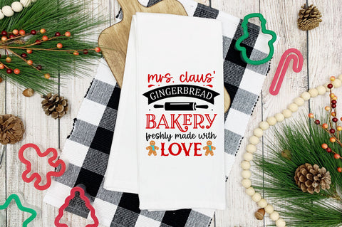 Mrs claus gingerbread bakery freshly SVG Design SVG Regulrcrative 