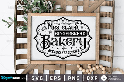 Mrs claus gingerbread SVG SVG Regulrcrative 