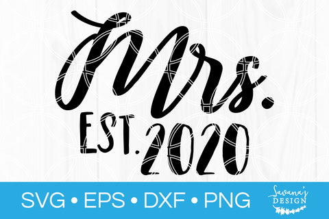 Mrs Est 2020 SVG SVG SavanasDesign 