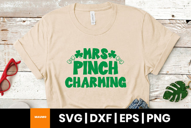 Mrs Pinch Charming St Patrick's day svg quote SVG Maumo Designs 