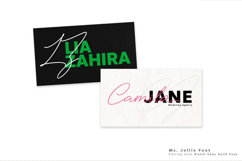 Ms. Jollie Signature Font Fadeline Std. 