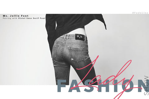 Ms. Jollie Signature Font Fadeline Std. 