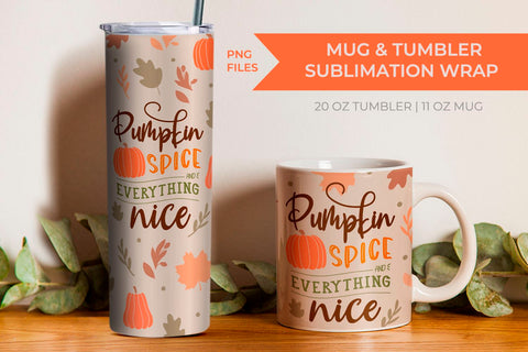 Mug and tumbler design Sublimation KMarinaDesign 