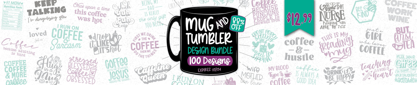 Mug and Tumbler SVG Design Bundle