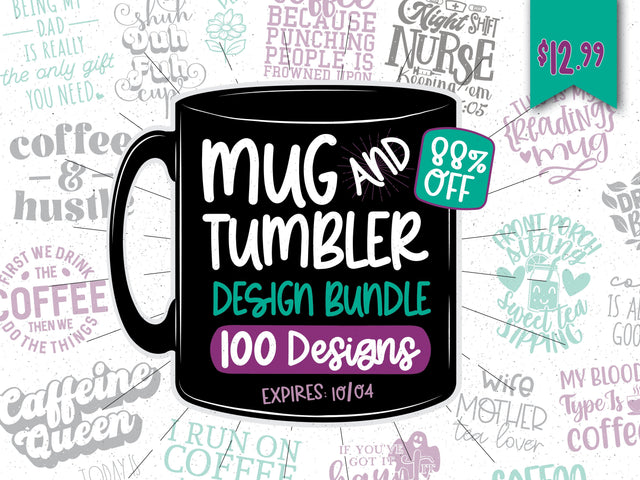 Mug and Tumbler SVG Design Bundle Bundle So Fontsy Design Shop 