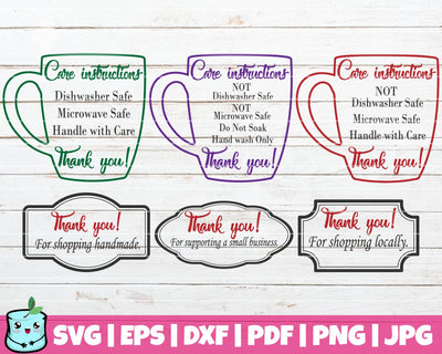 Mug Care Cards SVG MintyMarshmallows 